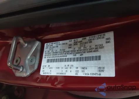 2016 Ford Escape Se из США, поврежденный, VIN 1FMCU9GX0GUA50694